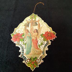 Vtg Shackman 1994 Angels Bells Christmas Ornament